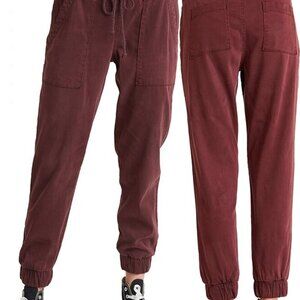 BELLA DAHL pocket jogger pants in pinot noir (XS)